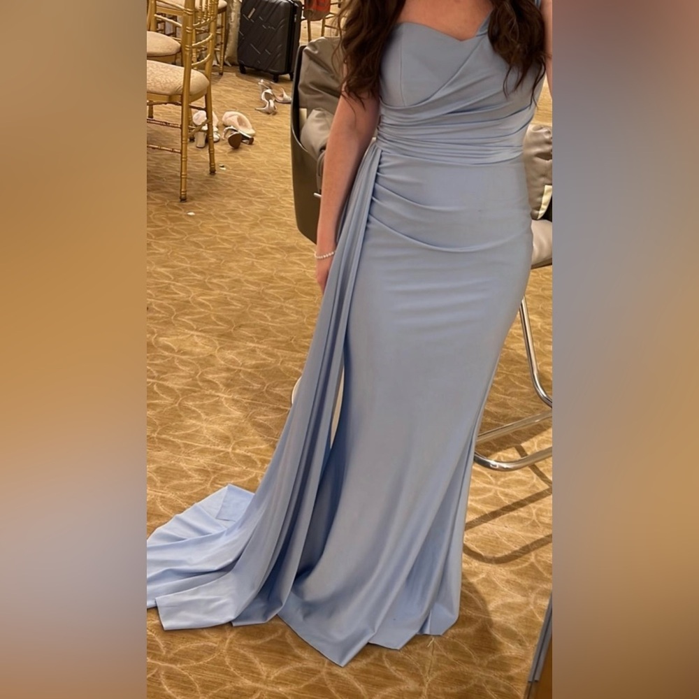 Beautiful Portia & Scarlett blue gown